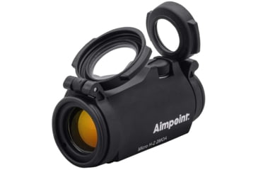 Image of Aimpoint Micro H-2 Red Dot Reflex Sight, 2 MOA Dot Reticle, Black, Semi Matte, Anodized, 200186