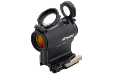 Image of Aimpoint Micro H-2 Red Dot Reflex Sight, 2 MOA Dot Reticle, w/ LRP Mount &amp; Spacer, Black, Semi Matte, Anodized, 200211