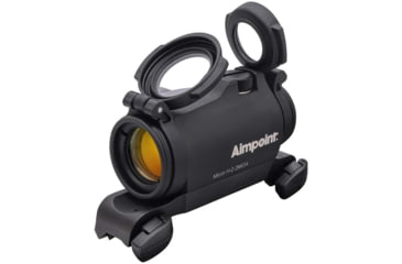 Image of Aimpoint Micro H-2 Red Dot Reflex Sight, 2 MOA Dot Reticle, w/ Saddle Mount, Black, Semi Matte, Anodized, 200187