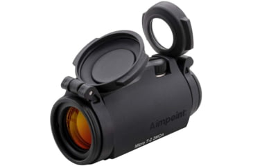 Image of Aimpoint Micro T-2 Red Dot Reflex Sight, 2 MOA Dot Reticle, 1x18mm, Black, Semi Matte, Anodized, 200180