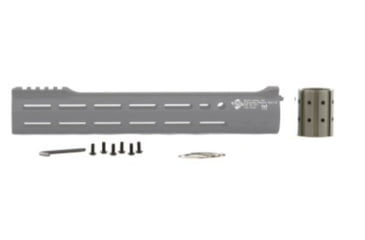 Image of ALG Defense 12in Ergonomic Modular Railed Handguard - V2 M-LOK, Gray, 12in 05-317G