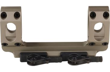 Image of American Defense Manufacturing Dual Ring Scope Mount Straight Up, Spaced Wide to Fit Larger Scoped Like SCHMIDT &amp; BENDER, 30mm Rings, Flat Dark Earth, AD-RECON-SW 30 STD FDE-TL
