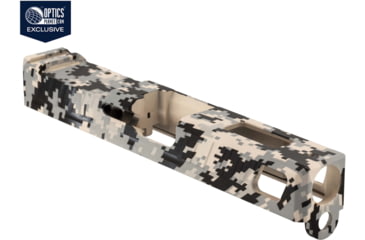 Image of American Tactical Arms OPMOD ATA19 Badger Slide W/ Optic Cut, Glock 19, Gen 3, Tan Digital, SLD-ATA19-BDR-DIGI-TAN-RMR