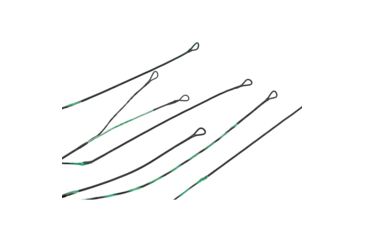 Image of Americas Best Bowstrings Premium String Set, Green/Black Outback MATH-OUTB-CSPR