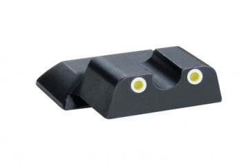 Image of Ameriglo Rear Tritium Night Sights S&amp;W M&amp;P Shield Yellow Tritium With White Outlines
