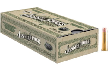Ammo, Inc. Jesse James .38 Special 125 Grain Full Metal Jacket Brass Cased Pistol Ammunition, 50, FMJ
