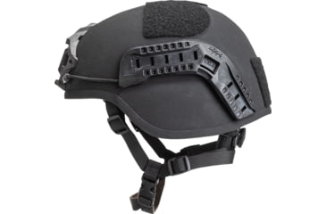 Image of ArmorSource Aire Le - Law Enforcement Ultra-Lightweight Fully Loaded Reguar-Cut Ballistic Helmet, Black, X-Large, AIRELE-RCXL-R10P2-R-W3-V-BK