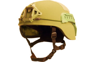 Image of ArmorSource Aire LE Law Enforcement Ultra-Lightweight Fully Loaded Reguar-Cut Ballistic Helmet, Tan, Medium, AIRELE-RCM-R10P2-R-W3-V-TN