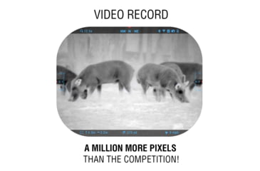 Image of ATN Thor 5 XD LRF 4-40x 1280x1024 12 Micron Smart HD Thermal Rifle Scope, 30mm Tube w/ Xtreme Definition 1.3 Megapixel Sensor, Multiple Patterns &amp; Color Options Reticle, Black, TIWST51210LRF