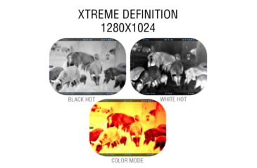 Image of ATN Thor 5 XD LRF 4-40x 1280x1024 12 Micron Smart HD Thermal Rifle Scope, 30mm Tube w/ Xtreme Definition 1.3 Megapixel Sensor, Multiple Patterns &amp; Color Options Reticle, Black, TIWST51210LRF