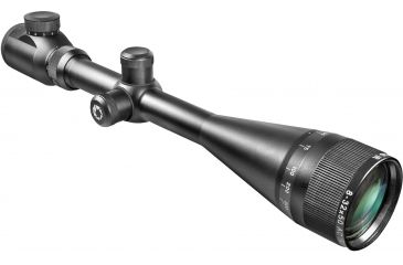Image of Barska 8-32x50 Range Finding Graph Reticle Excavator Rifle Scope, Matte Black - AC10810