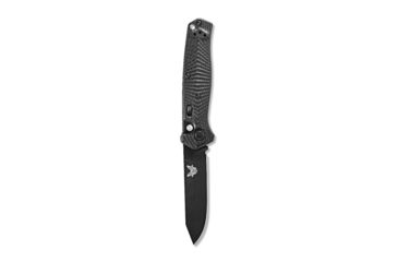 Image of Benchmade Autocrat Automatic Folding Knife, 3.3in, Coated, Reverse Tanto, G10 black handle, 8551BK