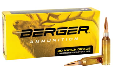 Berger Bullets 55010 Target 300 PRC 205 Gr Hybrid 20 Per Box/10 Cs, 20