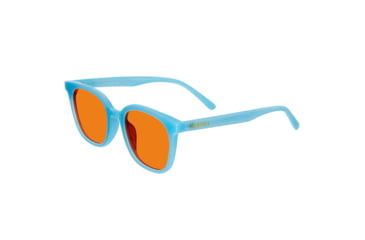 Image of Bertha Betty Polarized Sunglasses - Womens, Light Blue Frame, Orange Lens, Light Blue/Orange, One Size, BRSBR051C5