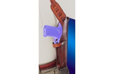 Bianchi X15 Shoulder Holster, Plain Tan, Right Hand - Colt Python