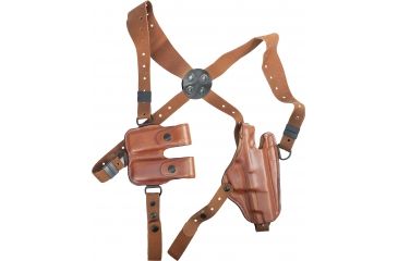 Image of Bianchi X16 Agent X Shoulder Holster Unlined - Plain Tan, Right Hand, Ruger P89, P90, P91, P94 17250