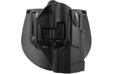 Image of BlackHawk CQC SERPA Holster w/ Belt Loop and Paddle, Right Hand, Black, Walther P-99, 410524BK-R