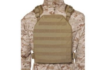 Image of BlackHawk MOLLE Lightweight Plate Carrier Harness, Coyote Tan, Medium