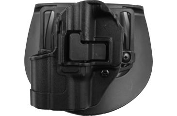 Image of Blackhawk Serpa CQC Concealment Holster with Matte Finish w/Belt Loop and Paddle, Black, Left Hand, Springfield XD Sub-Compact 410531BK-L