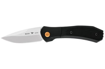 Image of Buck Knives 591 Paradigm Shift Automatic Knife, 3in, S35VN Stainless Steel, Straight, G10, Satin, Black, 0591BKSB/12864