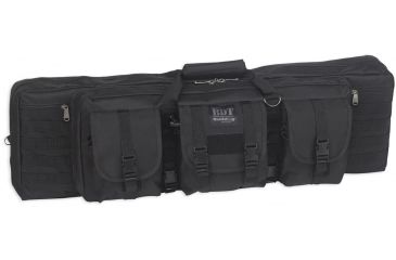 Bulldog Cases & Vaults 43in Double Tactical Rifle Case, Black, BDT60-43B