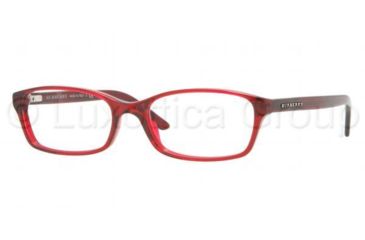 Image of Burberry BE 2073 Eyeglasses Styles Red Frame w/Non-Rx 51 mm Diameter Lenses, 3165-5116