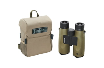 Bushnell Prime 12x50mm Roof Prism Binocular w/Vault Bundle, Green, BP1250VTC