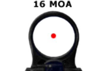 Image of C-MORE SlideRide Red Dot Sight w/Click Switch, Black, 16 MOA CSRB-16