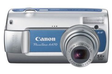 Image of Canon Powershot A470 Digital Camera - 7MP, 4x Optical Zoom 2463B001