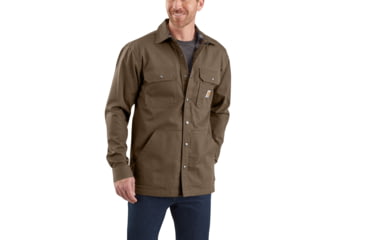 carhartt men's ripstop solid shirt jac