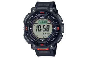 Casio Outdoor Casio Pro Trek Solar Watch Triple Sensor Watching Featuring an Altimeter, Barometer, Digital Compass, Thermometer and 100M WR - Mens