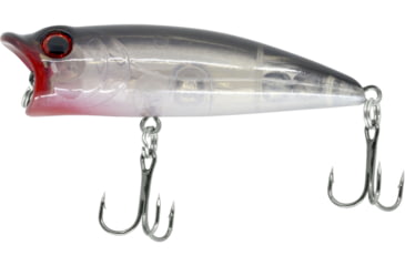 Image of CHUBBS Topwater Popper, 2 1/2in, 7/16oz, #4 Hook, Glass Black Back, YPOP-22