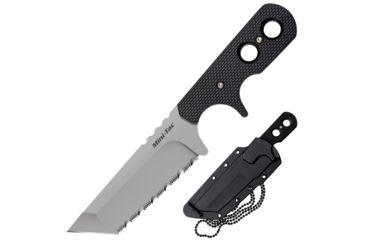 3-Cold Steel Mini Tac 6.5in Tanto Fixed Blade Neck Knife
