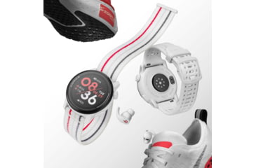 Image of COROS Pace 3 GPS w/ Nylon Watch Sport Watch, White, WPACE3-WHT-N