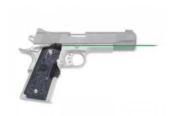 Image of Crimson Trace Master Series Lasergrip w/ Green Laser for 1911 Full-Size, Gray, LG-904G