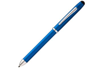 Image of Cross Tech3+ Multifunction Pen - Black and Red Pen, Pencil, Stylus, Metallic Blue AT00908
