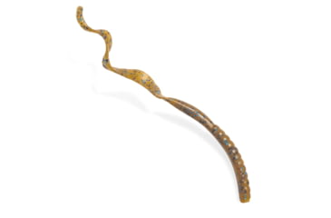 Image of Culprit Culprit Original Worm, 7.5 in, 18 Pack, Pumpkin Seed Blue Flake, C720-298