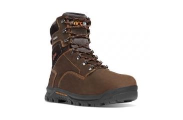 Image of Danner Crafter 8in 600G Insulation Non-Metallic Toe Boots, Brown, 7D, 12447-7D