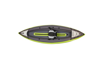 Image of Decathlon Itiwit Inflatable Recreational Sit-on Kayak with Pump, Green, 2 Person, 4422479