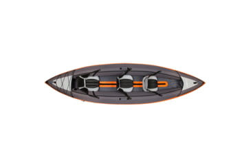 Image of Decathlon Itiwit Inflatable Recreational Touring Kayak, Orange, 2 or 3 Person, 4520750