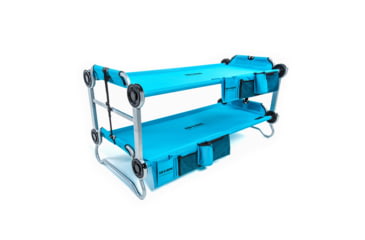 Image of Disc-O-Bed Kid-O-Bunk with 2 Side Organizers, Teal Blue, Childs, 30105BO