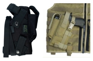 Elite Survival Systems MOLLE Pistol Light Holsters, Color: Tan, Black, Up to 27% Off — 8 models