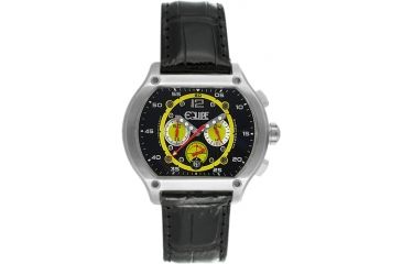 Image of Equipe E718 Dash Watches - Men's - 48mm Case, Quartz Movement, Black/Yellow, One Size, EQUE718