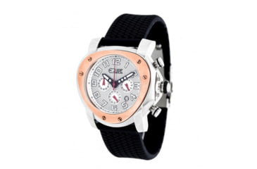 Image of Equipe Grille Watches - Mens - 54mm Case, Quartz Movement, Silver/Rose Gold, One Size, EQUE207