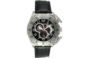 Image of Equipe Q301 Paddle Watches - Men's - Timer, Date, and Weekday Subdials, Quartz, Silver/Black, One Size, EQUQ301