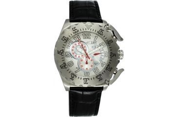 Image of Equipe Q301 Paddle Watches - Men's - Timer, Date, and Weekday Subdials, Quartz, Silver/White, One Size, EQUQ302