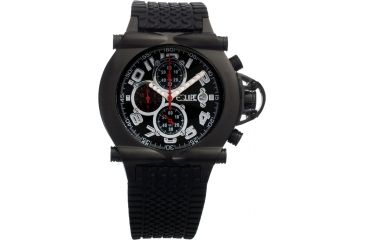 Image of Equipe Q601 Rollbar Watches - Men's - Timer and Date Subdials, Quartz, Black, One Size, EQUQ607
