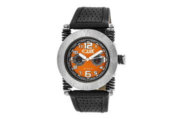 Image of Equipe Tritium Coil Watches - Men's, Silver/Orange, One Size, EQUET109