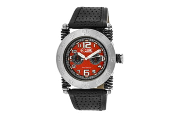 Image of Equipe Tritium Coil Watches - Men's, Silver/Red, One Size, EQUET106