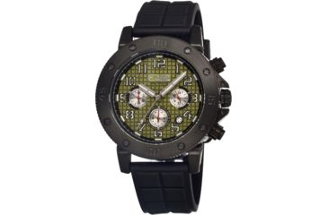 Image of Equipe Tritium Tube Watches - Men's, Black/Green, One Size, EQUET409